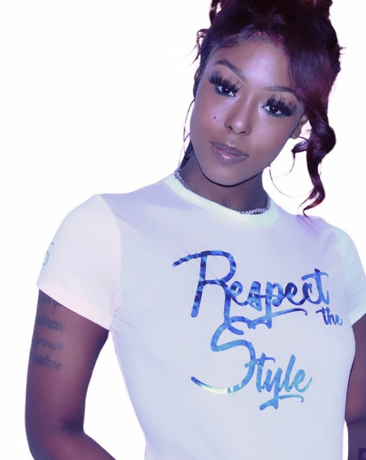 Ruth Stylez Pastel Color Block Crop Tee