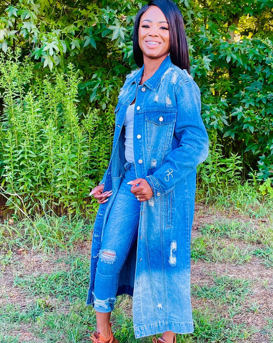 Respect The Style Ombre' Denim Jacket