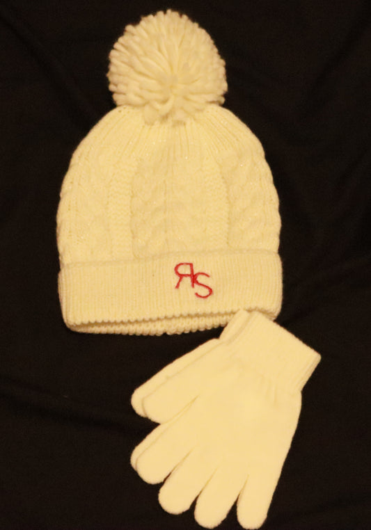 Girls R.S Beanie and Glove Set