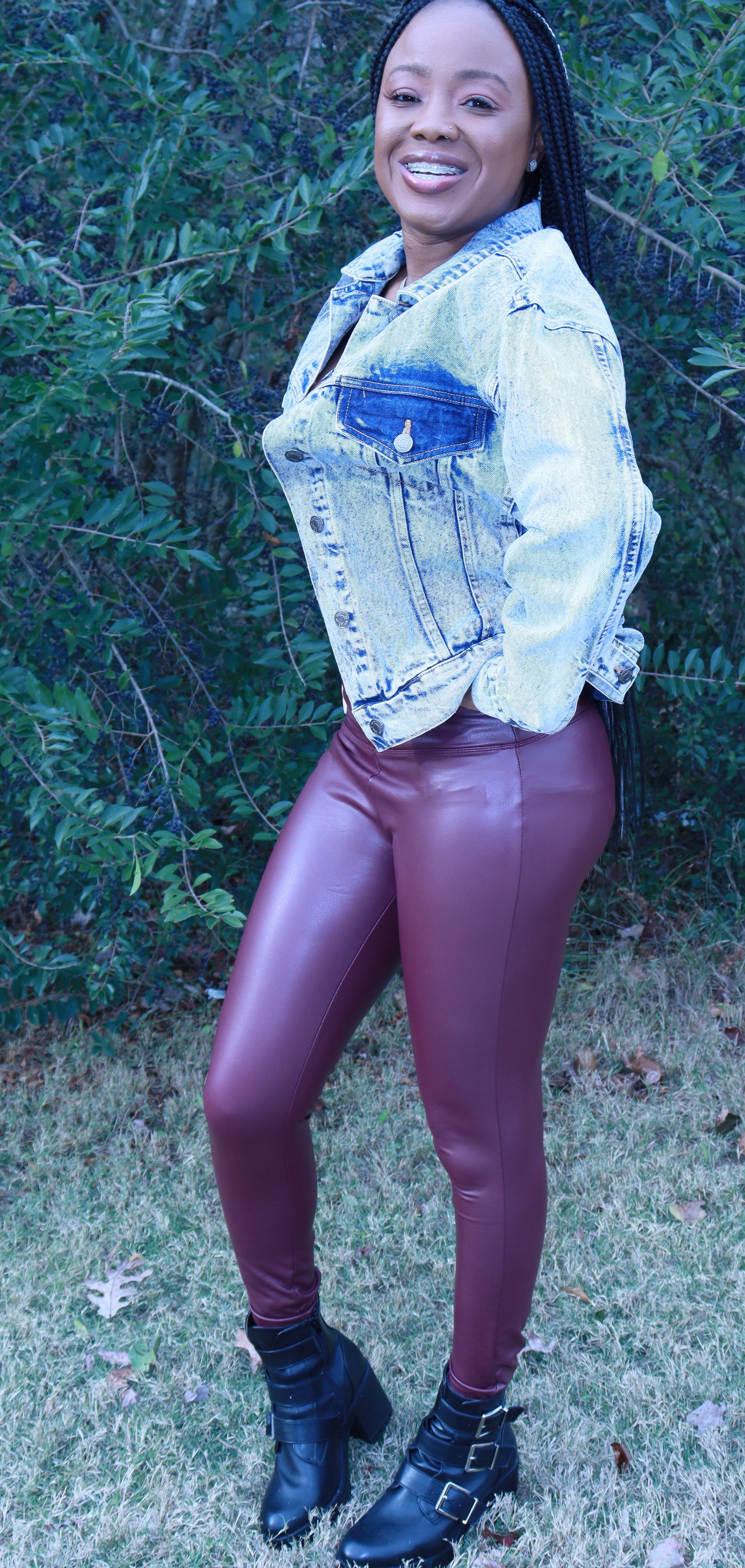 Ruth Stylez High-Waist Faux Leather Leggings – Respect The Style