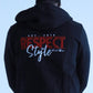 Respect The Style Classic Black Denim Jacket!