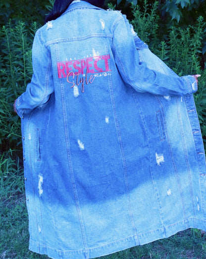 Respect The Style Ombre' Denim Jacket